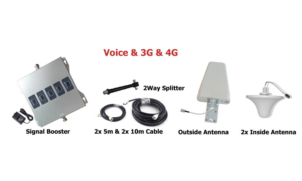 uk all network voice&3g&4g booster kit 1000sqm